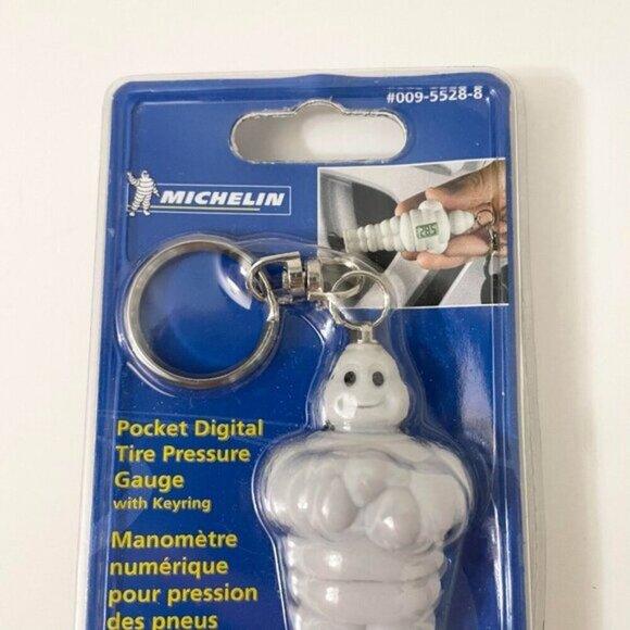 Michelin Pocket Keyring Digital Tire Pressure Gauge 3 Inch Tall - Picture 2 of 15